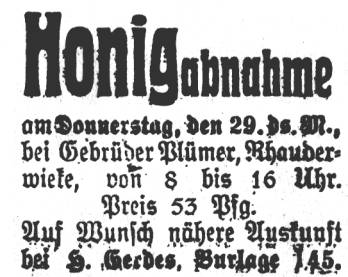 Das waren Preise! Auf der Rundschau vom 27.9.1932.